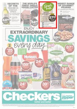 Checkers KwaZulu Natal : Brand Period Promotion (11 Mar - 17 Mar 2019), page 1