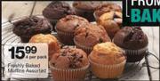 Freshly Baked Muffins-4's Per Pack