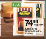 Ladismith Gouda/Cheddar Cheese-800g Each