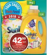 Sunlight Auto/Hand Washing Powder 2Kg/Auto Liquid Detergent 1.5L-Each