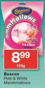 Beacon Pink & White Marshmallows-150g