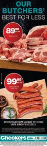 Checkers KwaZulu-Natal : Our Butcher's Best For Less (27 November - 3 December 2023)