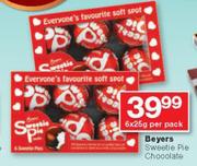 Beyers Sweetie Pie Chocolate-6x25g Per Pack
