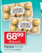 Ferrero Rocher T16 Chocolate-200g Each