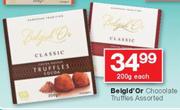 Belgld’ Or Chocolate Truffles-200g Each