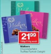 Walkers Chocolate/Mint Truffles/Turkish delight-100g/110g Each