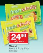 Wawel Fresh & Fruity Sour Sweets-160g Each