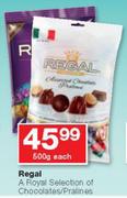 Regal A Royal Selection Of Chocolates/Pralines-600g Each