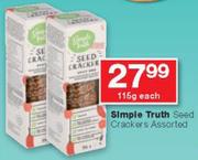 Simple Truth Seed Crackers-115g Each