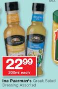 Ina Paarman’s Greek Salad Dressing-300ml Each