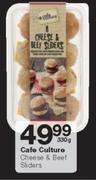Cafe Culture Cheese & Beef Sliders-330g