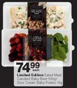Limited Edition Salad Meal Candid Baby Beet-550g/Sour Cream Baby Potato-1kg Each