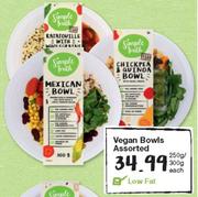 Vegan Bowls-250g/300g Each