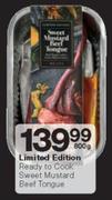 Limited Edition Ready To Cook Sweet Mustard Beef Tongue-800g