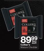 Collier's Mature Cheddar 200g-Each
