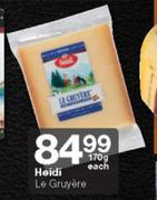 Heidi Le Gruyere 170g-Each