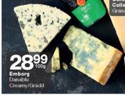 Emborg Danablu Creamy/Gradd-100g