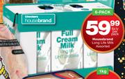 Housebrand Long Life Milk-6x1Ltr Per Pack