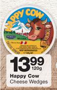 Happy Cow Cheese Wedges-120g