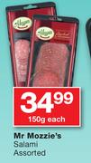 Mr Mozzieʼs Salami-150g Each