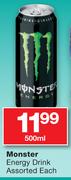 Monster Energy Drink-500ml Each