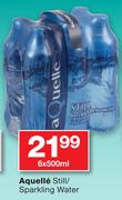 Aquelle Still/Sparkling Water-6x500ml