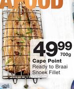 Cape Point Ready To Braai Snoek Fillet-700g