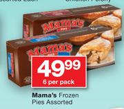 Mamaʼs Frozen Pies-6 Per Pack