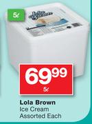 Lola Brown Ice Cream-5Ltr Each