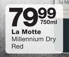La Motte Millennium Dry Red-750ml