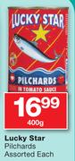 Lucky Star Pilchards-400g Each