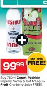 Count Pushkin Imperial Vodka-750ml