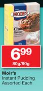 Moirʼs Instant Pudding-80g/90g Each