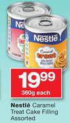 Nestle Caramel Treat Cake Filling-360g Each