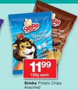 Simba Potato Chips-125g Each