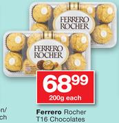 Ferrero Rocher T16 Chocolates-200g Each