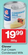 Clover Full Cream Condensed Milk-385g