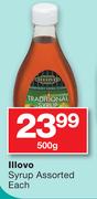 Illovo Syrup-500g Each