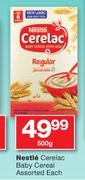 Nestle Cereal Baby Cereal-500g Each