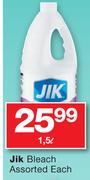 Jik Bleach-1.5Ltr Each