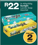 Sunlight Laundry Soap-2x400g/500g 