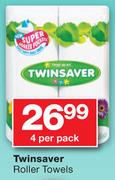 Twinsaver Roller Towels 4-Per Pack