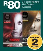 Renew Hair Colour-2x50ml