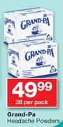 Grand-Pa Headache Powders 38-Per Pack