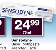 Sensodyne Base Toothpaste-75ml Each