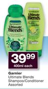 Garnier Ultimate Blends Shampoo/Conditioner-400ml Each
