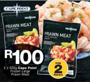 Cape Point Frozen Large Prawn Meal 400g-For 2 Packs