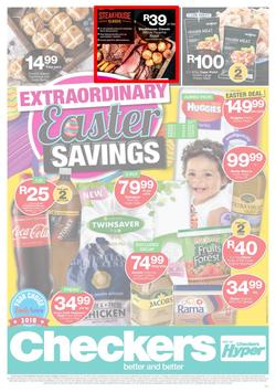 Checkers KwaZulu - Natal : Easter Specials (08 Apr - 22 Apr 2019), page 1