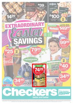 Checkers KwaZulu - Natal : Easter Specials (08 Apr - 22 Apr 2019), page 1