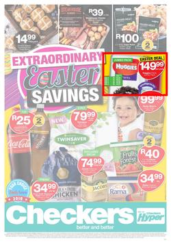 Checkers KwaZulu - Natal : Easter Specials (08 Apr - 22 Apr 2019), page 1